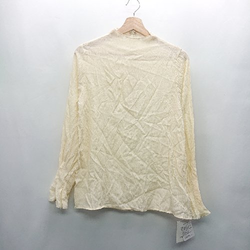 ◇ ⊂ Φ ◎●未使用● Louere 長袖 カットソー サイズXL オフホワイト レディース E 【中古】