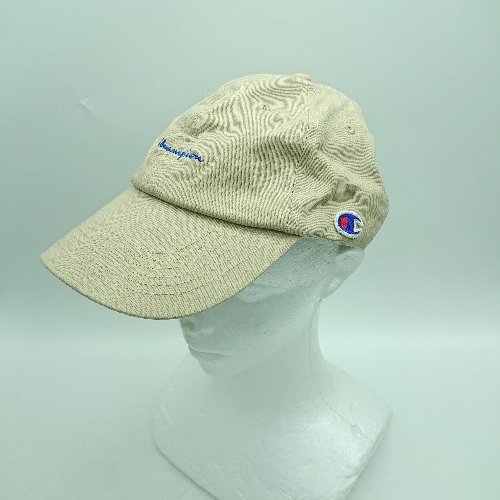 ◇ Θ Champion チャンピオン ロゴ刺繍 キャップ ベージュ系 サイズF レディース メンズ E 【中古】 ◇ Θ Champion チャンピオン ロゴ刺繍 キャップ ベージュ系 サイズF レディース メンズ E 【中古】
