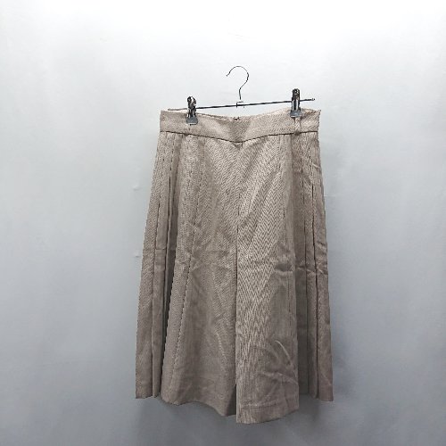 ◇ Θ Apuweiser-riche アプワイザー・リッシェ 膝丈 プリーツ スカート サイズ2 ベージュ系 レディース E 【中古】 ◇ Θ Apuweiser-riche アプワイザー・リッシェ 膝丈 プリーツ スカート サイズ2 ベージュ系 レディース E 【中古】