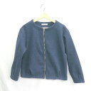 ◇ ⊇ IEDIT イディット 長袖 トレーナー サイズL ネイビー レディース E 【中古】(4)