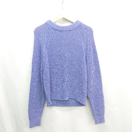 ◇ ⊇ MOUSSY マウジー ウール混合 長袖 ニット サイズF ラベンダー系 レディース E 【中古】