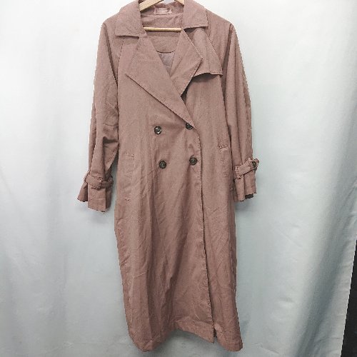 ◇ ⊂ EPIMI E'PIMMY 長袖 トレンチコート サイズM ピンク レディース E 【中古】 ◇ ⊂ EPIMI E'PIMMY 長袖 トレンチコート サイズM ピンク レディース E 【中古】