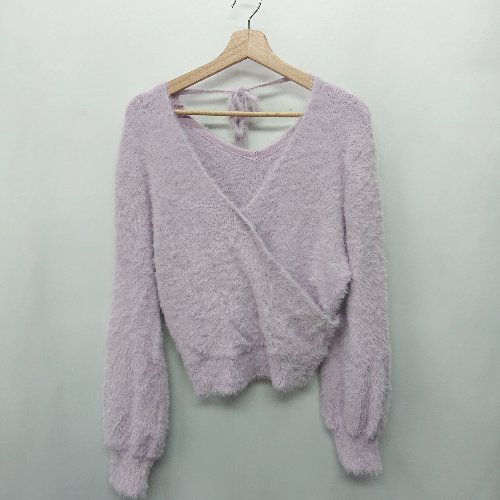 ◇ ⊇ COCODEAL ココディール 長袖 ニット サイズ2 パープル系 レディース E 【中古】