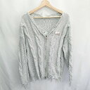 ◇ ⊇ Dialle laisen 長袖 パーカー サイズM グレー系 レディース E 【中古】