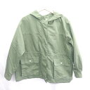 ◇ ⊇ SM2 サマンサ モスモス ショート丈 長袖 マウンテンパーカー サイズF カーキ レディース E 【中古】