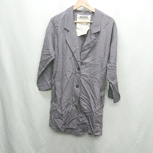 ◇ ◎ ⊇ Kastane カスタネ 長袖 ジャケット サイズF グレー系 レディース E 【中古】 ◇ ◎ ⊇ Kastane カスタネ 長袖 ジャケット サイズF グレー系 レディース E 【中古】