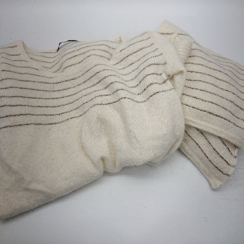 ◇ ⊇ MAYSON GREY メイソングレイ 長袖ニット ニットマフラー サイズ 2 ホワイト系 レディース E 【中古】