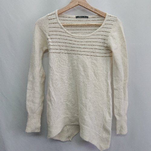 ◇ ⊇ MAYSON GREY メイソングレイ 長袖ニット ニットマフラー サイズ 2 ホワイト系 レディース E 【中古】