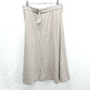 ◇ ⊇ J.PRESS Jプレス ロング フレア スカート サイズ11 サンドベージュ系 レディース E 【中古】(4)