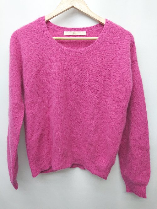 ◇ ⊇ Khaju カージュ SHIPS ウール100% 長袖 ニット　セーター サイズ表記なし ピンク レディース P 【..