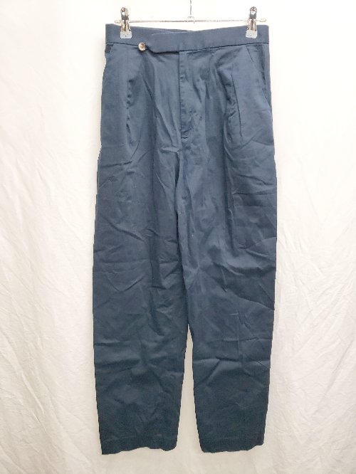 ◇ Θ UNIQLO ユニクロ コットン パンツ サイズ5 ダークブルー レディース P 【中古】