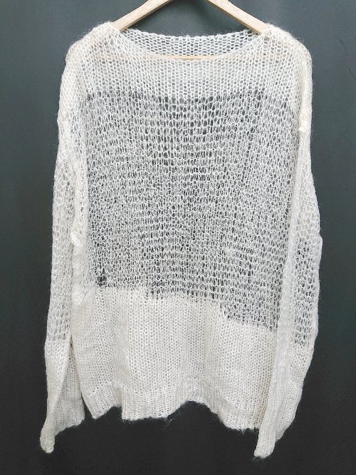 ◇ Θ TODAYFUL トゥデイフル ローゲージ 長袖 モヘア ニット サイズF アイボリー レディース P 【中古】