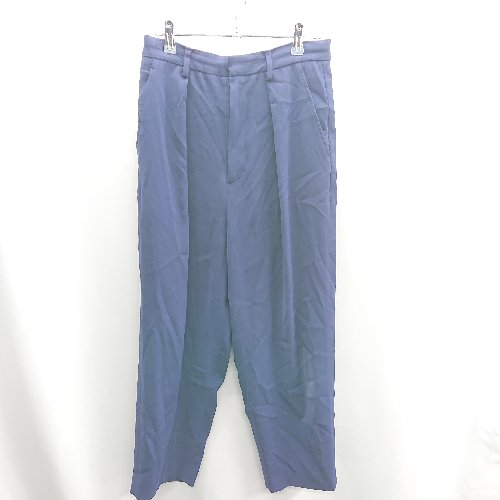 ◇ ⊂ eN ROUTE タックパンツ サイズ1 ネイビー メンズ E 【中古】