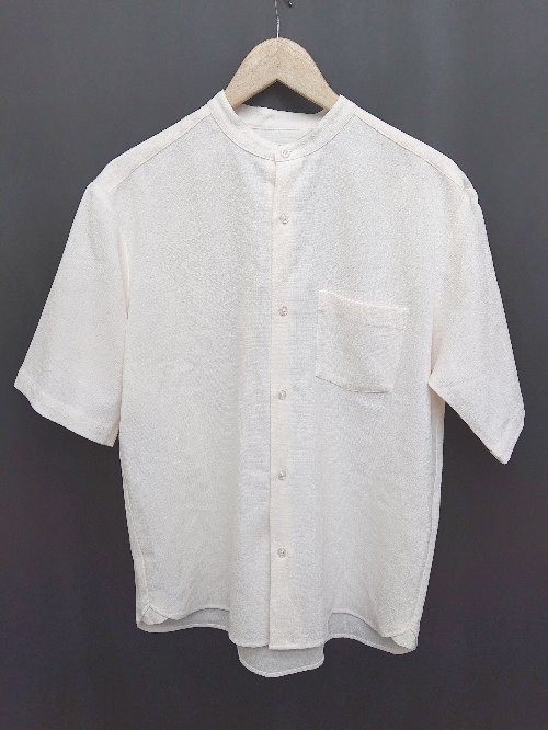 ◇ ◎　⊂　Φ Allowed to Unfold　アロウド トゥ アンフォールド 半袖 シャツ サイズM アイボリー メンズ P 【中古】