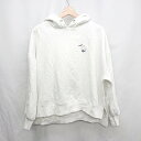 ◇ ⊇ OLIVE des OLIVE オリーブ デ オリーブ 長袖 パーカー サイズF ホワイト レディース E 【中古】