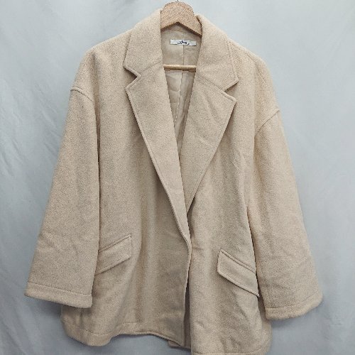 ◇ ⊇ JOURNAL STANDARD relume 長袖 コート サイズF ベージュ系 レディース E 【中古】