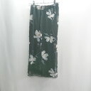 ◇ ⊂ ◎ Φ Felt Maglietta ウエストゴム 花柄 イージーパンツ サイズ表記なし ブラック ベージュ レディース E 【中古】(4)