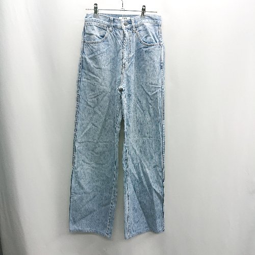 ◇ Θ UNIQLO ユニクロ 綿 ジーンズ サイズ24 62ブルー レディース E 【中古】