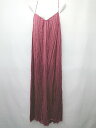 ◇ ⊂ ZARA ザラ サテン調 ロング キャミソール ワンピース サイズEUR M USA M MEX 28 ボルドー系 レディース P 【中古】
