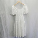 ◇ ⊇ Shirley Temple 長袖 ミニ ワンピース サイズ表記なし ネイビー レディース E 【中古】