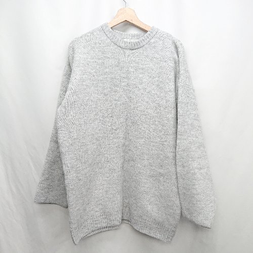 ◇ ⊇ ADRER 長袖 ロングニット サイズL グレー レディース E 【中古】