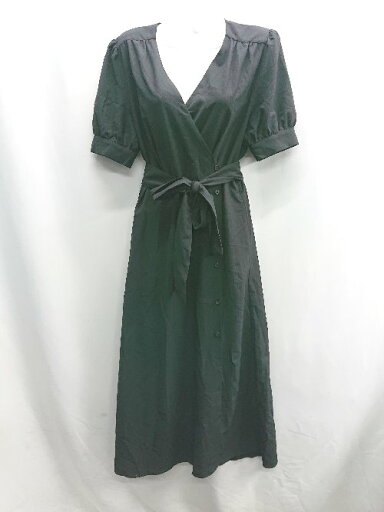 ◇ ⊂ ViS ビス 半袖 ロング ワンピース サイズM ブラック レディース E 【中古】 ◇ ⊂ ViS ビス 半袖 ロング ワンピース サイズM ブラック レディース E 【中古】