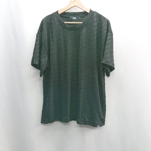◇ ⊂ AZUL BY MOUSSY アズール バイマウジー 総柄 半袖 Tシャツ サイズL ブラック系 レディース E 【中古】