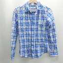 ◇ ⊂ Φ noble 長袖 シャツ サイズ36 ブルー系 レディース E 【中古】(4)