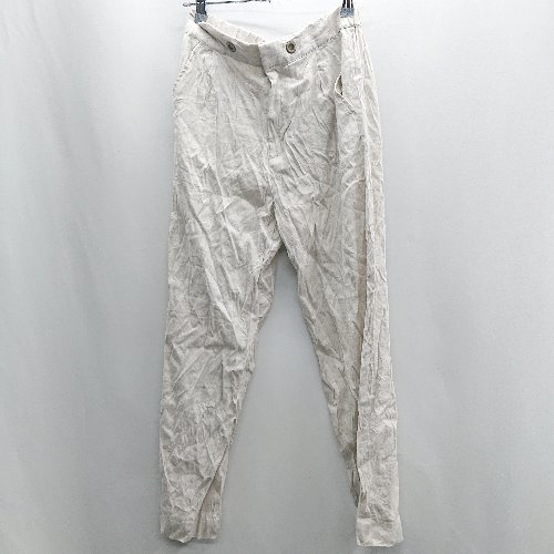 ◇ ⊂ SIMPLICTE シンプリシティ リネン混 カジュアルパンツ サイズM キナリ レディース E 【中古】 ◇ ⊂ SIMPLICTE シンプリシティ リネン混 カジュアルパンツ サイズM キナリ レディース E 【中古】