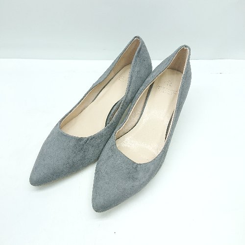 ◇ ⊇ ROPE PICNIC ロペピクニック ヒール サイズ24 グレー レディース E 【中古】