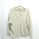 ◇ ⊂ URBAN RESEARCH アーバンリサーチ フィッシュテール 長袖 チュニック トップス サイズF カーキ系 レディース E 【中古】(4)