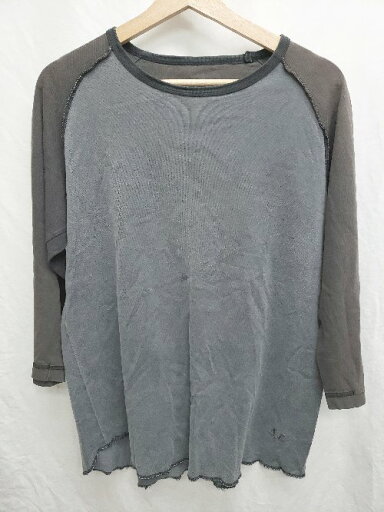 ◇ Θ SCANNER スキャナー ラグラン 七分袖 Tシャツ サイズL グレー系 メンズ P 【中古】 ◇ Θ SCANNER スキャナー ラグラン 七分袖 Tシャツ サイズL グレー系 メンズ P 【中古】