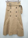 ◇ ◎ ⊇ Jines ジネス ロング丈 フレア スカート サイズ38 ベージュ レディース P 【中古】(4)