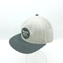 ◇ Θ BRIXTON ブリクストン ロゴワッペン サイズ調節可能 キャップ グレー ブラック サイズ表記なし メンズ レディース E 【中古】