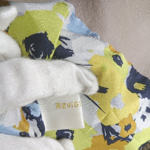 ◇ ⊇ REVISITATION　リヴィジテーション 羊革 長袖 レザージャケット サイズS ベージュ系 レディース E 【中古】