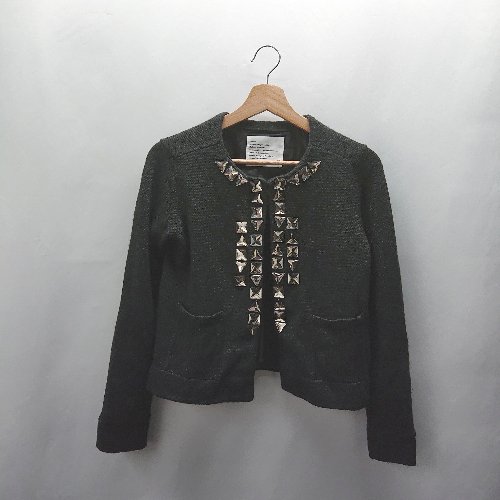 ◇ ⊇ 株式会社フェリシモ 長袖 カーディガン サイズM ブラック系 レディース E 【中古】