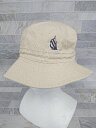 ◇ Θ NAUTICA ノーティカ stacks ロゴ バケット ハット ベージュ サイズF メンズ P 【中古】