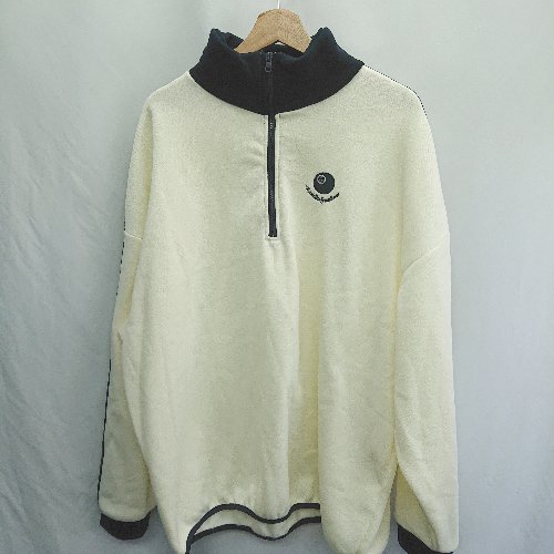 ◇ caph カーフ MSC ロゴ刺繍 長袖 スウェットトレーナー サイズL アイボリー系 メンズ E 【中古】