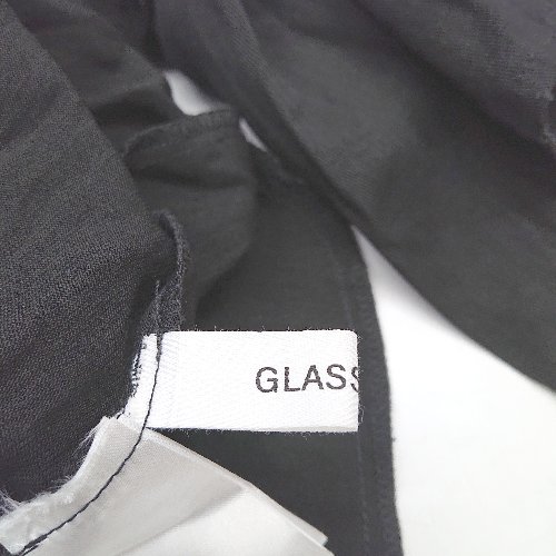 ◇ ⊂ GLASSYSEA 肩紐調整可能 オールインワン サイズM ブラック レディース E 【中古】