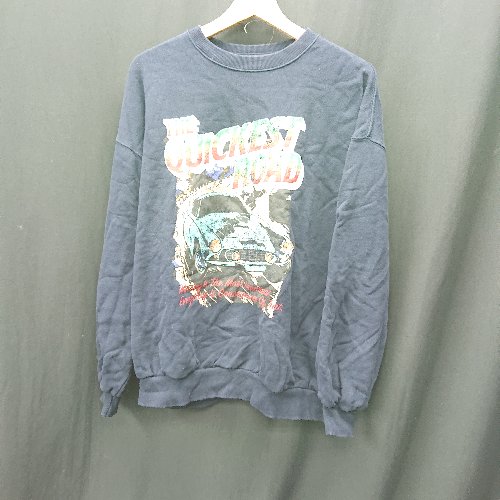 ◇ ⊇ PAGEBOY ページボーイ 綿 裏起毛 長袖 トレーナー サイズM ネイビー レディース E 【中古】 ◇ ⊇ PAGEBOY ページボーイ 綿 裏起毛 長袖 トレーナー サイズM ネイビー レディース E 【中古】