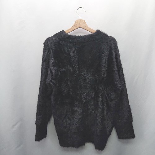 ◇ ⊇ Aunt Marie's アントマリーズ 長袖 ニット サイズF ブラック系 レディース E 【中古】