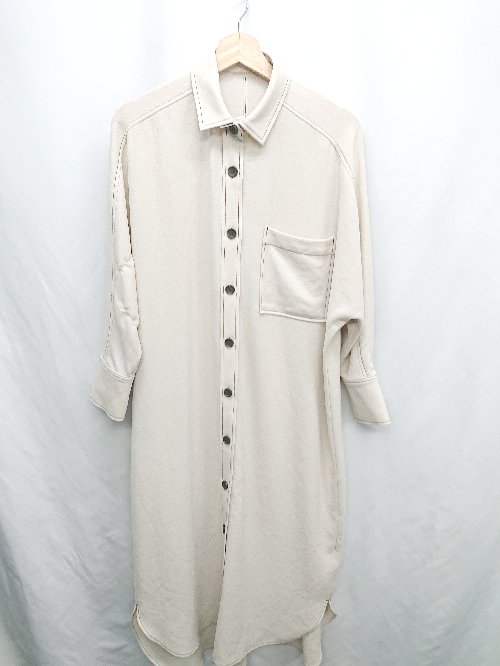 ◇ ⊂ Spick & Span スピック＆スパン 長袖 ロング ワンピース サイズF ベージュ レディース E 【中古】