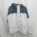 ◇ Θ BARK MANHATTAN×GERRY 長袖 ウィンドブレーカー サイズL グレー レディース メンズ E 【中古】