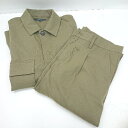 ◇ Θ COMME CA ISM コムサイズム シャツ スラックス サイズS カーキ レディース メンズ E 【中古】