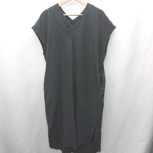 ◇ ⊂ patterntorso　パターントルソ 膝下丈 ワンピース サイズF ブラック系 レディース E 【中古】