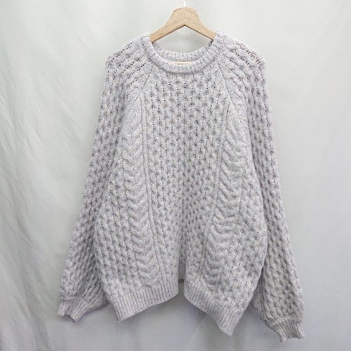 ◇ ⊇ r・p・s ミックス糸 長袖 ニット セーター サイズF ピンク マルチカラー レディース E 【中古】