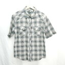 ◇ ⊂ Φ Dickies ディッキーズ チェック 半袖 シャツ サイズL ブラック系 メンズ E 【中古】(4)