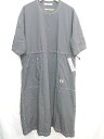 ◇ ⊂ VAUDEVILLE ナイロン 半袖 ロング ワンピース サイズF ブラック レディース E 【中古】