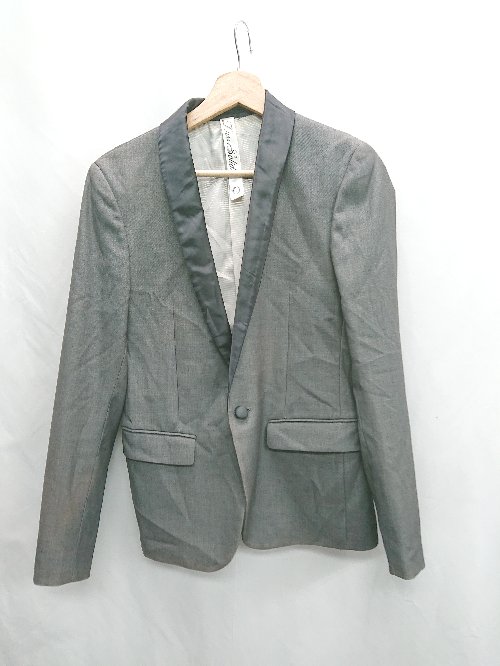 ◇ ⊇ LUV SOLID ラブソリッド シングルボタン 長袖 ジャケット サイズ1 グレー メンズ E 【中古】