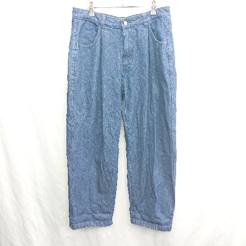◇ Θ ASTRONOMY アストロノミー 綿 デニム サイズL ブルー メンズ E 【中古】